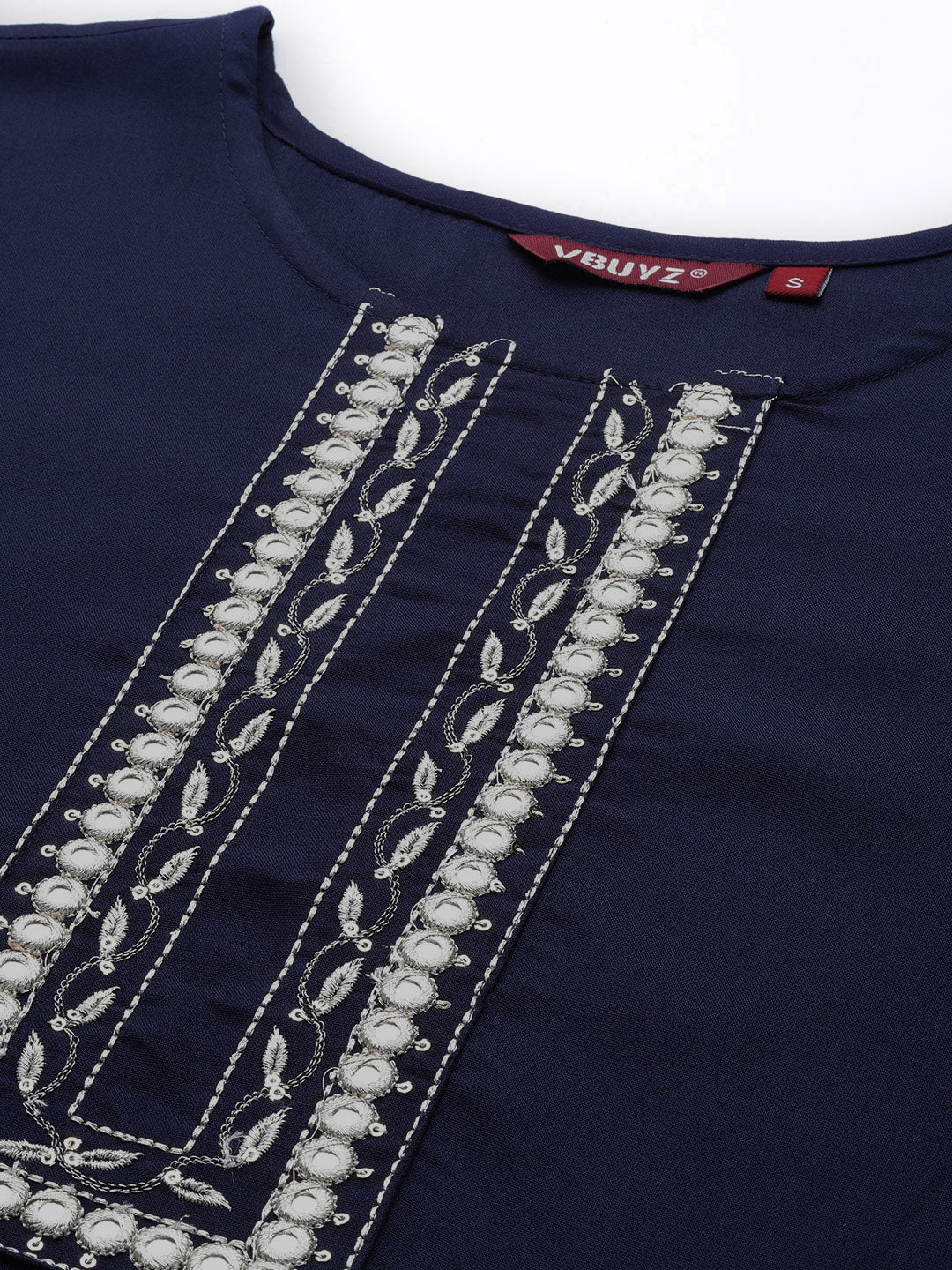 Blue Straight Rayon Kurta Set
