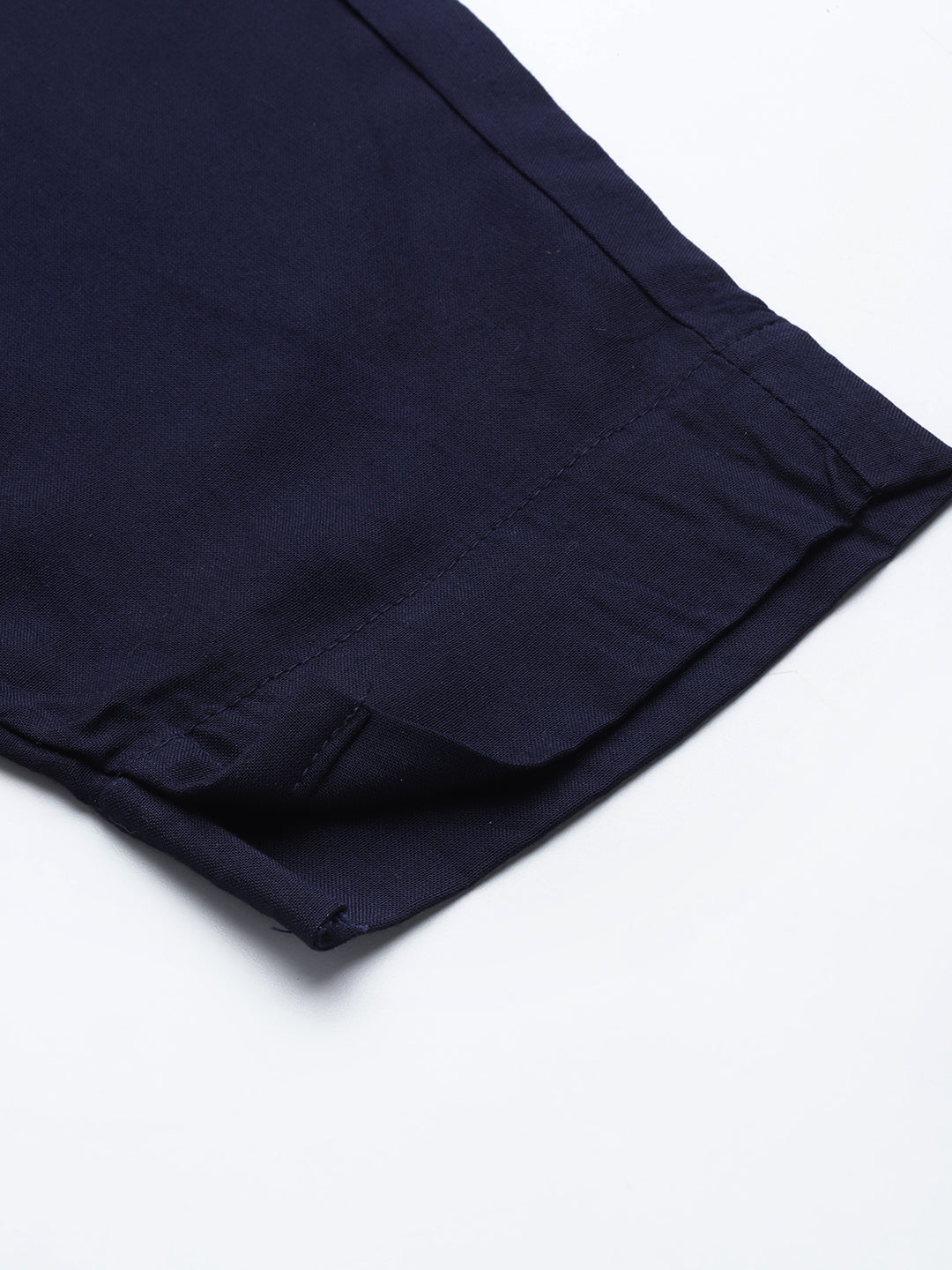 Blue Straight Rayon Kurta Set