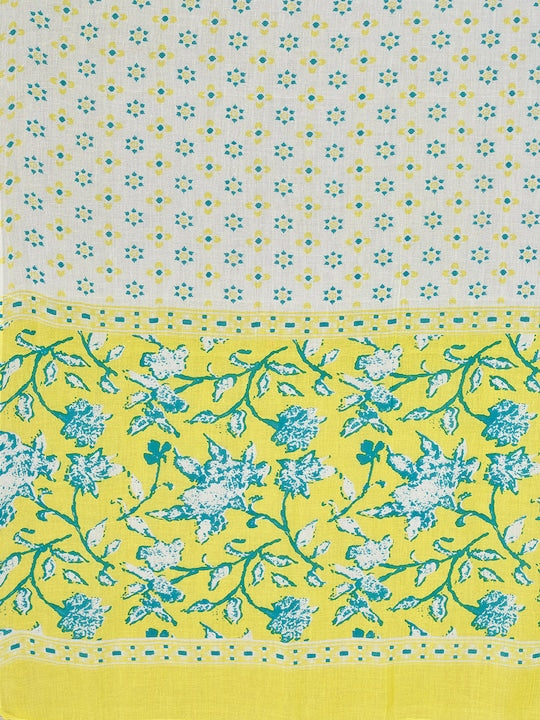Lime Green Embroidered Straight Cotton Kurta Set