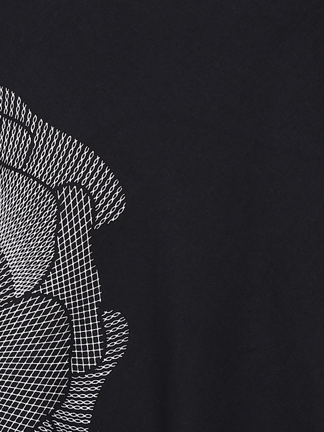 Black Floral Printed Fit & Flare Cotton Stitched Dress