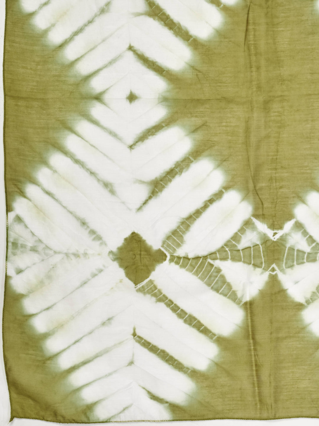 Parrot Green Embroidered Straight Chanderi Kurta Dupatta