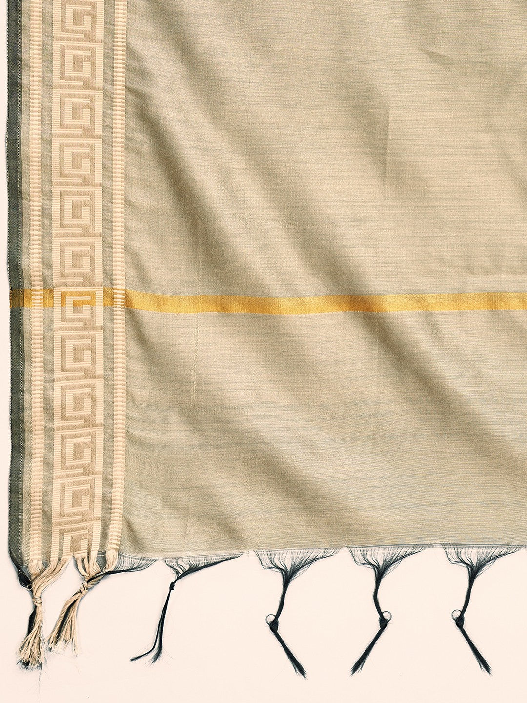 Green Sequence Straight Cotton Kurta Set