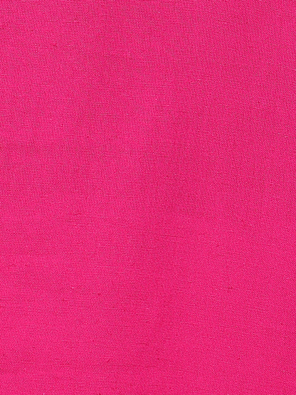 Pink Solid Straight Cotton Flex Stitched Top