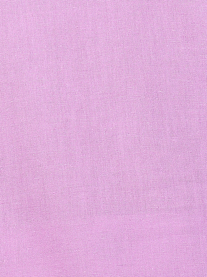 Purple Solid Straight Cotton Flex Stitched Top