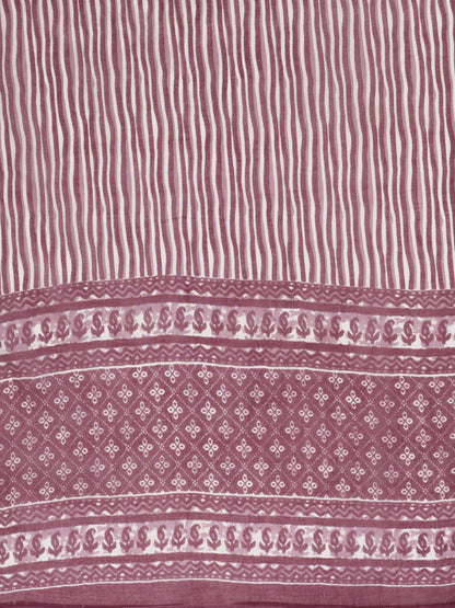 Mauve Embroidered Straight Rayon Kurta Set