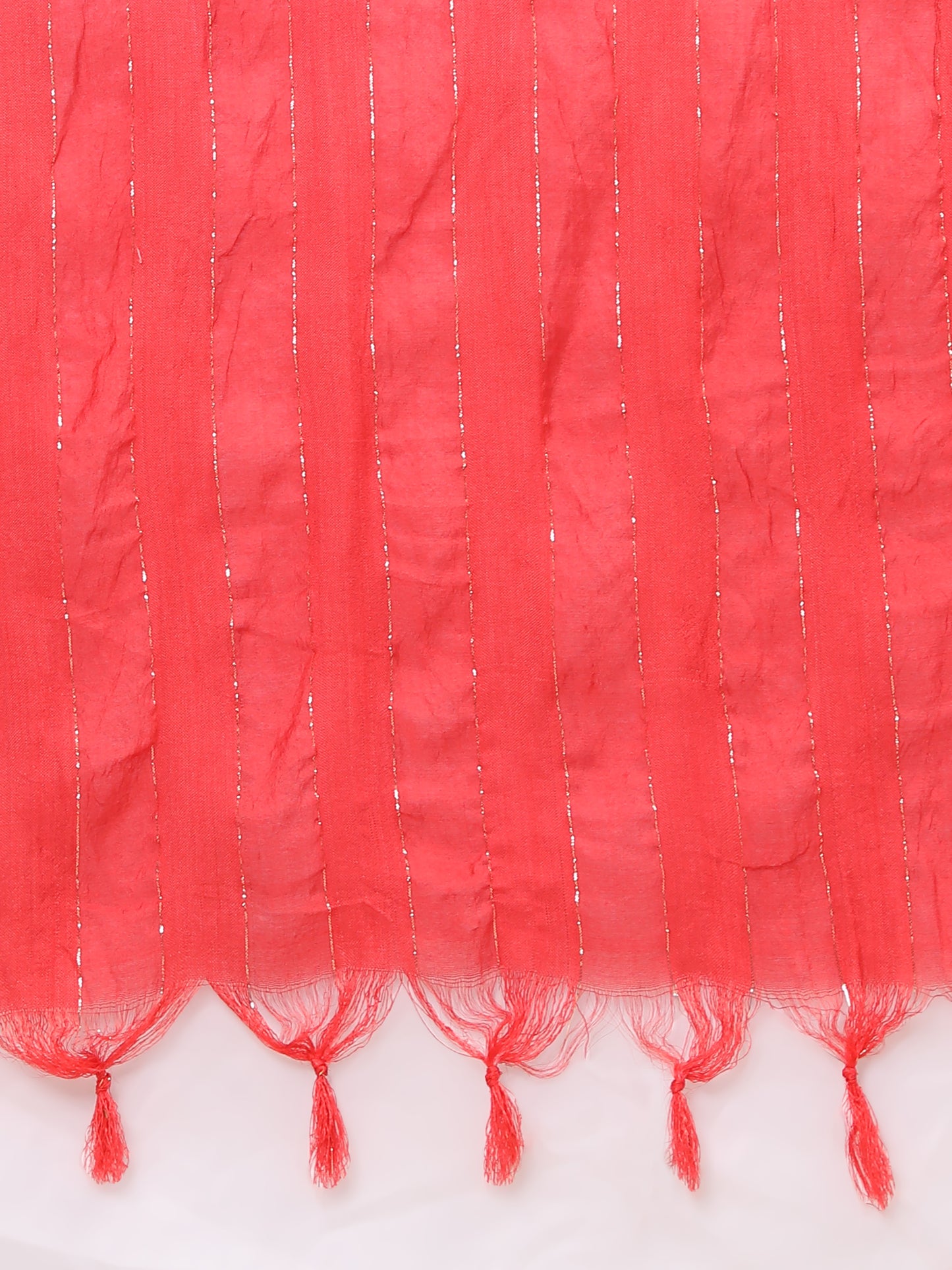 Pink Embroidered Straight Cotton Stitched Kurta Set